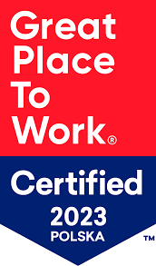 Logotyp <span lang="en">Great Place To Work Certified 2023</span>