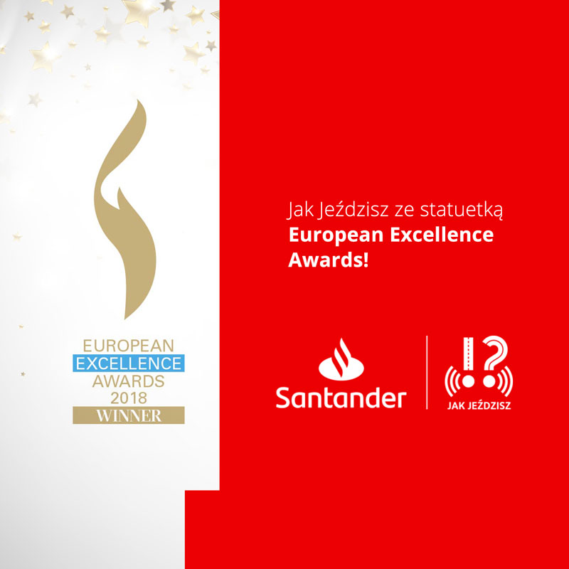 Jak Jeździsz ze statuetką European Excellence Awards!