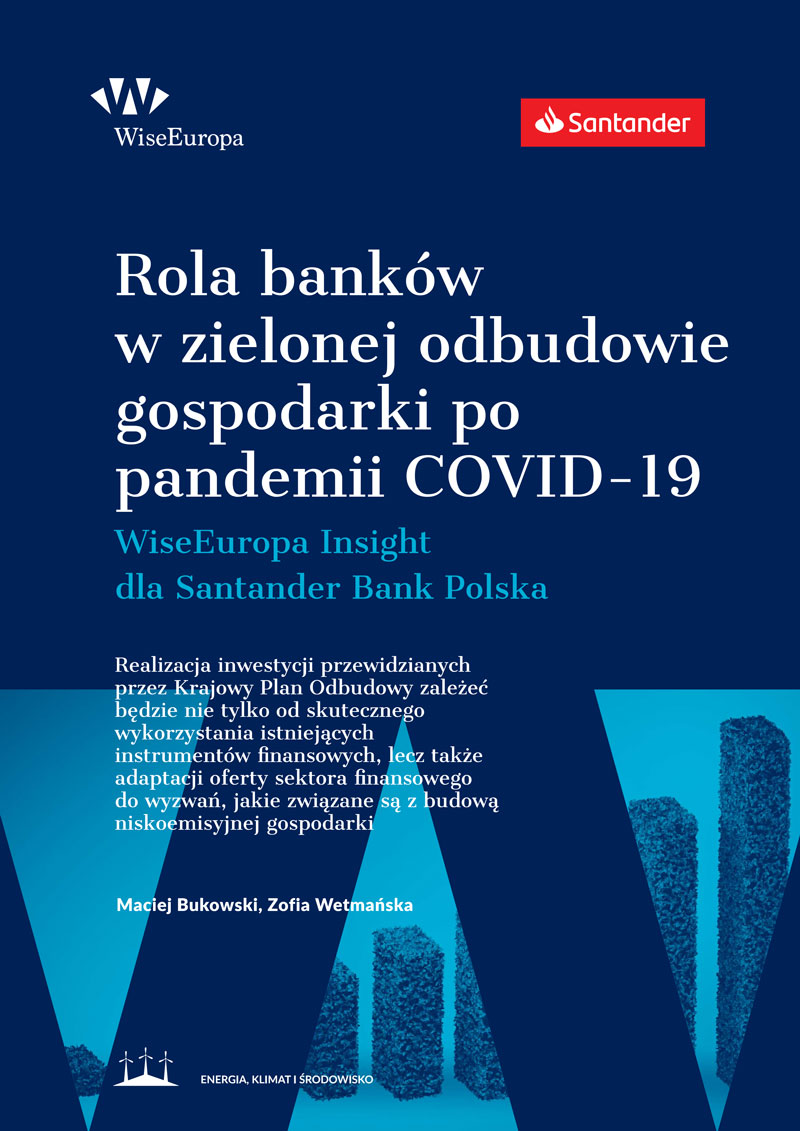 Rola Banków W Zielonej Odbudowie Gospodarki Po Pandemii COVID-19 ...